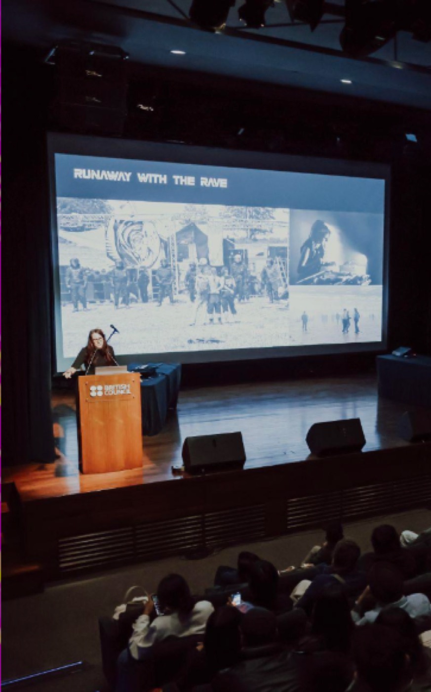 Talk in the auditorium