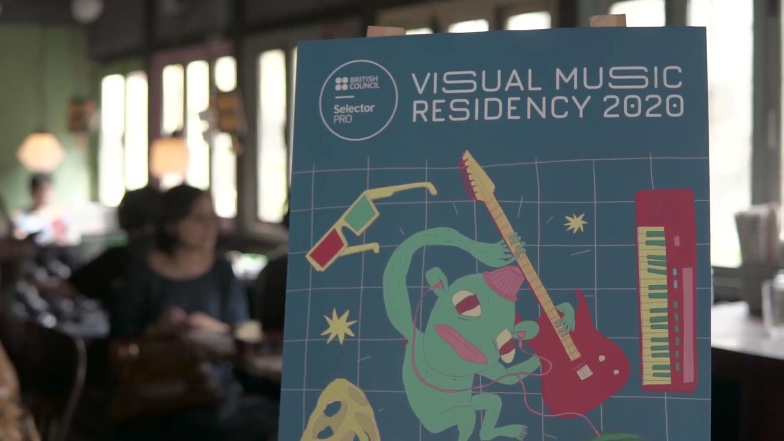 Residency poster at the venue